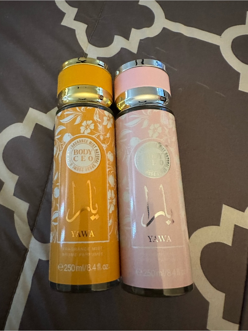 YAWA Fragrance Mist Duo - Yellow & Pink